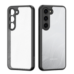 Laptop, Telefoane si Tablete - Telefoane mobile si accesorii - Accesorii Telefoane - Huse telefoane - Husa de protectie Aimo Series, compatibila cu Samsung Galaxy S23 Plus, culoare negru transparent - Infinity.ro