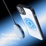 Laptop, Telefoane si Tablete - Telefoane mobile si accesorii - Accesorii Telefoane - Huse telefoane - Husa de protectie Aimo MagSafe Series, compatibila cu iPhone 12, culoare negru transparent - Infinity.ro