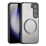 Laptop, Telefoane si Tablete - Telefoane mobile si accesorii - Accesorii Telefoane - Huse telefoane - Husa de protectie Aimo MagSafe Series, compatibila cu Samsung Galaxy S23 Plus, culoare negru transparent - Infinity.ro