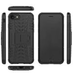 Laptop, Telefoane si Tablete - Telefoane mobile si accesorii - Accesorii Telefoane - Huse telefoane - Husa de protectie Hybrid Stand, compatibila cu OnePlus 5, functie stand si margini ranforsate, culoare neagra - Infinity.ro