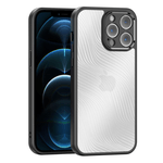 Laptop, Telefoane si Tablete - Telefoane mobile si accesorii - Accesorii Telefoane - Huse telefoane - Husa de protectie Aimo Series, compatibila cu iPhone 14 Pro Max, culoare negru transparent - Infinity.ro