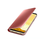Laptop, Telefoane si Tablete - Telefoane mobile si accesorii - Accesorii Telefoane - Huse telefoane - Husa de protectie flip cover, Clear View compatibil cu Samsung Galaxy S10+, functie stand, culoare rose gold - Infinity.ro