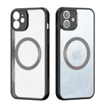 Laptop, Telefoane si Tablete - Telefoane mobile si accesorii - Accesorii Telefoane - Huse telefoane - Husa de protectie Aimo MagSafe Series, compatibila cu iPhone 12, culoare negru transparent - Infinity.ro