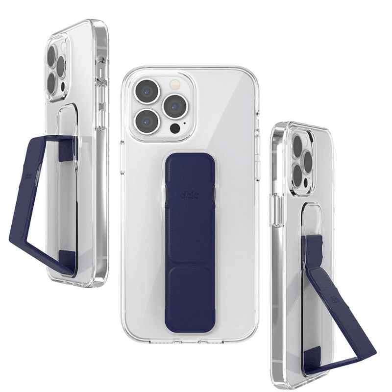 Laptop, Telefoane si Tablete - Telefoane mobile si accesorii - Accesorii Telefoane - Suport si docking telefoane - Suport adeziv pentru telefon sau tableta, cu hand grip, culoare bleumarin - Infinity.ro