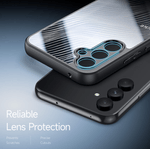 Laptop, Telefoane si Tablete - Telefoane mobile si accesorii - Accesorii Telefoane - Huse telefoane - Husa de protectie Aimo Series, compatibila cu Samsung Galaxy A34 5G, culoare negru transparent - Infinity.ro