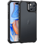 Laptop, Telefoane si Tablete - Telefoane mobile si accesorii - Accesorii Telefoane - Huse telefoane - Husa de protectie Air Armor, compatibila cu iPhone 15 Plus, cu margini ridicate, silicon, culoare negru - Infinity.ro