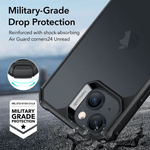 Laptop, Telefoane si Tablete - Telefoane mobile si accesorii - Accesorii Telefoane - Huse telefoane - Husa de protectie Air Armor, compatibila cu iPhone 15 Plus, cu margini ridicate, silicon, culoare negru - Infinity.ro