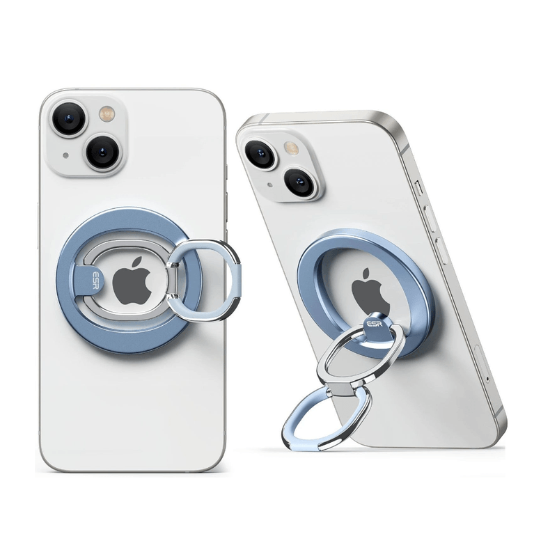 Laptop, Telefoane si Tablete - Telefoane mobile si accesorii - Accesorii Telefoane - Suport si docking telefoane - Suport cu inel pentru telefon, compatibil MagSafe, culoare bleu - Infinity.ro