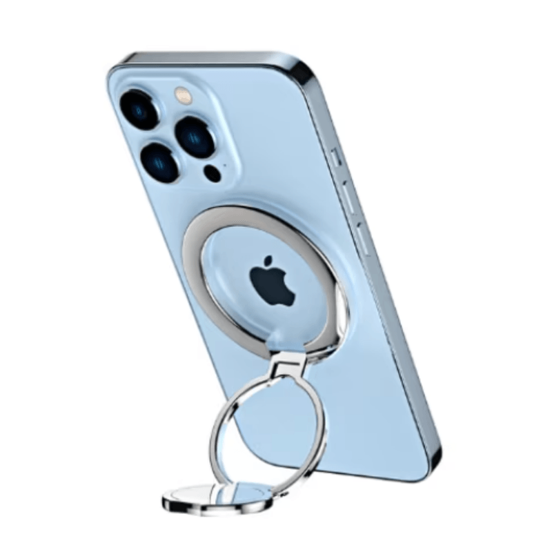 Laptop, Telefoane si Tablete - Telefoane mobile si accesorii - Accesorii Telefoane - Suport si docking telefoane - Suport cu inel pentru telefon, compatibil MagSafe, culoare bleu - Infinity.ro