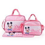 Jucarii, Copii si Bebe - Maternitate - Genti bebelusi - Set genti pentru mamici Davi-roz - Infinity.ro