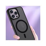 Laptop, Telefoane si Tablete - Telefoane mobile si accesorii - Accesorii Telefoane - Huse telefoane - Husa de telefon pentru Apple iPhone 15 Plus, model Carbon MagSafe, negru si gri - Infinity.ro