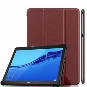 Husa flip pentru Samsung Galaxy Tab S6 Lite, piele ecologica rosie