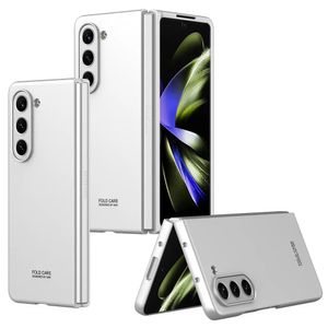 Husa 360 pentru Samsung Galaxy Z Fold 5, plastic argintiu