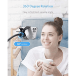 Laptop, Telefoane si Tablete - Telefoane mobile si accesorii - Accesorii Telefoane - Suport si docking telefoane - Suport de birou pentru telefon, diagonala maxima intre 3 si 6.3", aluminiu negru, clip holder - Infinity.ro