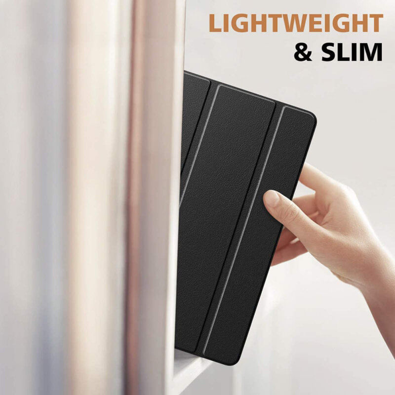 Laptop, Telefoane si Tablete - Tablete si accesorii tablete - Accesorii Tablete - Huse tablete - Husa flip pentru Huawei MatePad SE 10.4", piele ecologica neagra - Infinity.ro