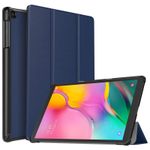 Laptop, Telefoane si Tablete - Tablete si accesorii tablete - Accesorii Tablete - Huse tablete - Husa flip pentru Samsung Galaxy Tab S6 Lite, piele ecologica albastra - Infinity.ro