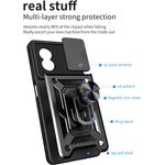 Laptop, Telefoane si Tablete - Telefoane mobile si accesorii - Accesorii Telefoane - Huse telefoane - Husa Armor pentru Apple iPhone 15 Pro, cu fereastra camera si inel magnetic, Military, negru - Infinity.ro