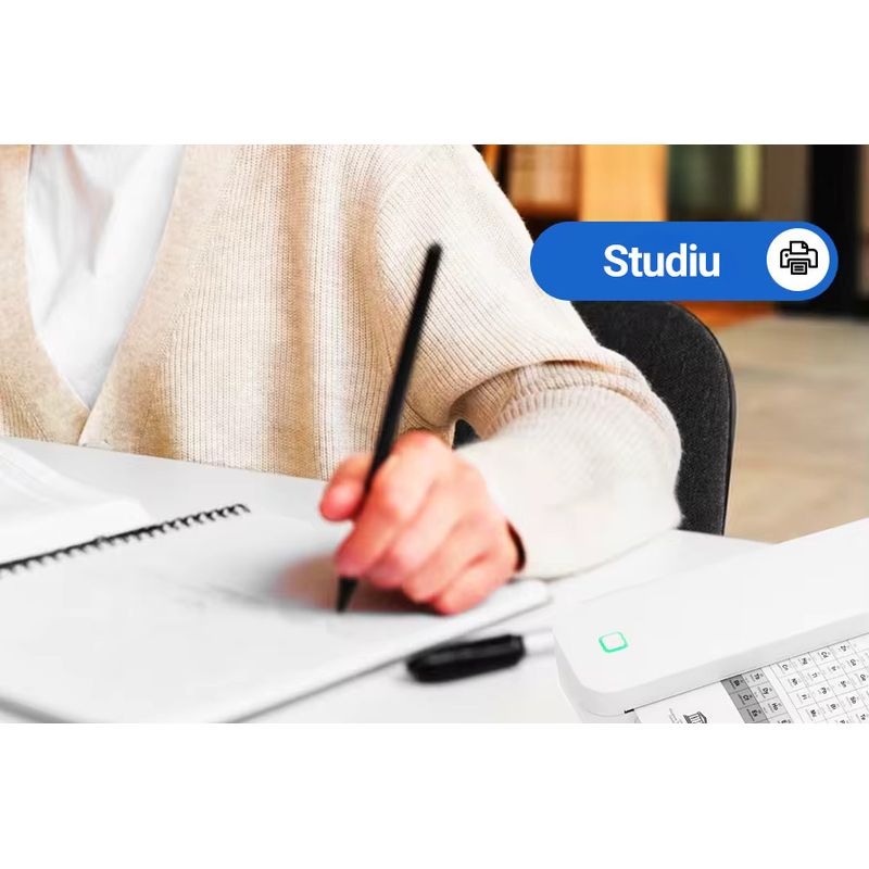 PC, gaming si accesorii - Imprimante, scanere & consumabile - Imprimante - Imprimante termice - Imprimanta termica pentru tatuaje, fara fir, nu necesita tus, suporta pana in A4, Bluetooth, USB, foi incluse, alb cocos - Infinity.ro