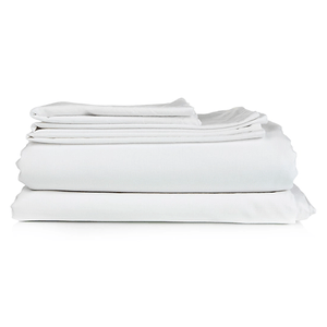 Lenjerie de pat 4 piese Kotonia Home Hotel XXL, 100% bumbac, Ranforce, Alb