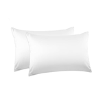 Casa si Gradina - Textile si covoare - Lenjerii de pat - Fete de perna - Set 2 Fete de Perna impearmeabile Kotonia Home, Bumbac Frotir, Alb, 50×70 cm - Infinity.ro