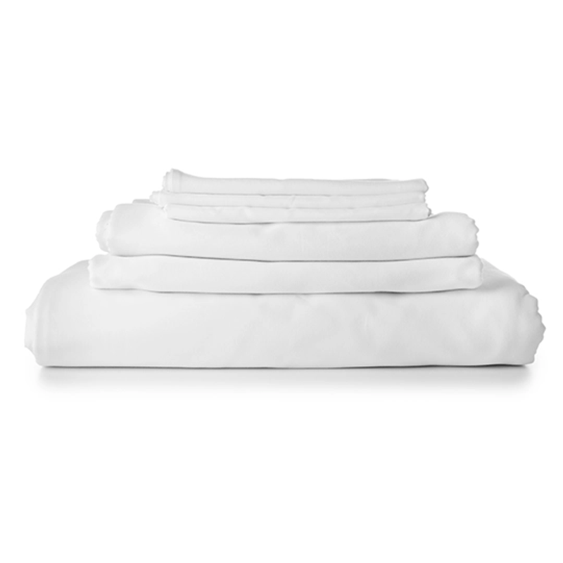 Casa si Gradina - Textile si covoare - Lenjerii de pat - Lenjerii copii - Set 5 piese Lenjerie de pat 4 piese si pilota iarna, Kotonia Home Hotel 2 persoane, 100% bumbac, Olandina, Alb - Infinity.ro