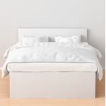 Casa si Gradina - Textile si covoare - Lenjerii de pat - Lenjerii copii - Set 5 piese Lenjerie de pat 4 piese si pilota iarna, Kotonia Home Hotel 2 persoane, 100% bumbac, Olandina, Alb - Infinity.ro