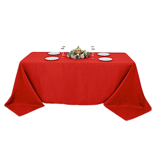 Fata de masa Kotonia Home - 180x300 cm, Damasc Saten DeLux, 100% bumbac, rosu