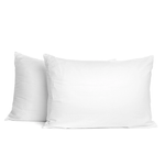 Casa si Gradina - Textile si covoare - Lenjerii de pat - Fete de perna - Set 2 Fete de perna Kotonia Home Hotel, 100% bumbac, Olandina, alb, 40x40 - Infinity.ro