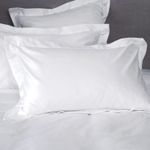 Casa si Gradina - Textile si covoare - Lenjerii de pat - Fete de perna - Set 2 fete de perna Kotonia Home Hotel 100% bumbac Percale, Alb, 40x60 cm - Infinity.ro