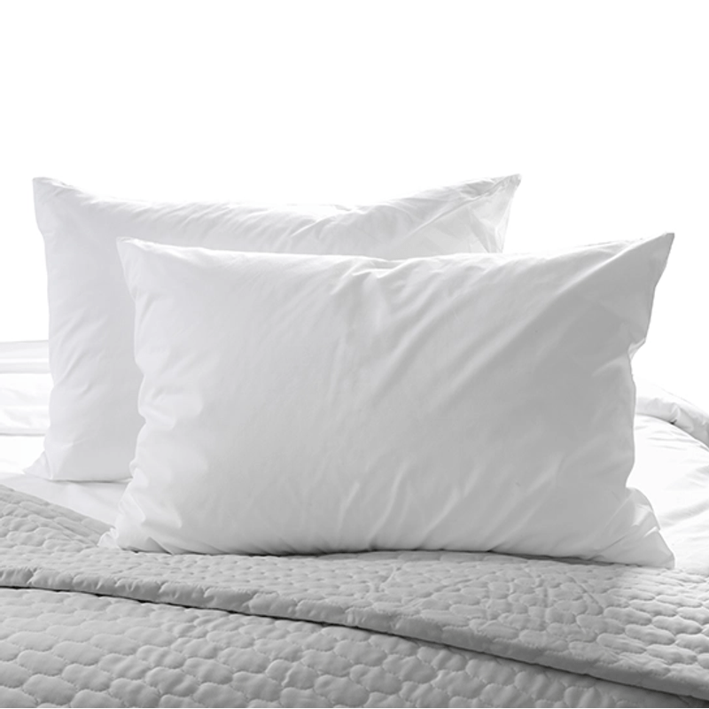 Casa si Gradina - Textile si covoare - Lenjerii de pat - Fete de perna - Set 2 Fete de perna Kotonia Home Hotel, 100% bumbac, Olandina, alb, 40x40 - Infinity.ro