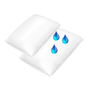 Set 2 Fete de Perna impearmeabile Kotonia Home, Bumbac Frotir, Alb, 70x70 cm