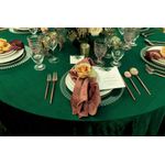 Casa si Gradina - Textile si covoare - Textile bucatarie - Fete de masa - Fata de masa Kotonia Home - rotunda cu diametrul 240 cm, Damasc Saten DeLux, 100% bumbac, verde smarald - Infinity.ro