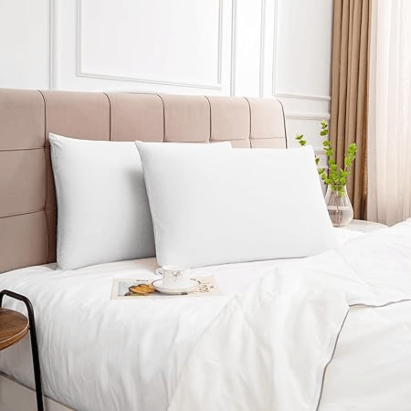 Casa si Gradina - Textile si covoare - Lenjerii de pat - Fete de perna - Set 2 Fete de Perna impearmeabile Kotonia Home, Bumbac Frotir, Alb, 70x70 cm - Infinity.ro