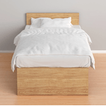 Casa si Gradina - Textile si covoare - Lenjerii de pat - Lenjerii copii - Lenjerie de pat 3 piese Kotonia Home Hotel 1 persoana, 100% bumbac, Olandina, Alb - Infinity.ro