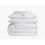 Casa si Gradina - Textile si covoare - Lenjerii de pat - Lenjerii copii - Set 7 piese Lenjerie de pat 4 piese, pilota vara si 2 perne 50x70cm, Kotonia Home Hotel XXL, 100% bumbac, Ranforce, Alb - Infinity.ro