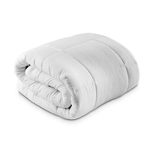 Pilota matlasata Kotonia Home - iarna,  200x215 cm, 300g/mp, alba