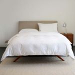 Casa si Gradina - Textile si covoare - Lenjerii de pat - Lenjerii copii - Set Lenjerie de pat Creponat Ranforce, alb, pentru 2 persoane - Infinity.ro