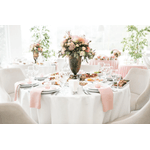 Casa si Gradina - Textile si covoare - Textile bucatarie - Fete de masa - Fata de masa Kotonia Home rotunda, Percale, 100% Bumbac, alb, 240 cm - Infinity.ro