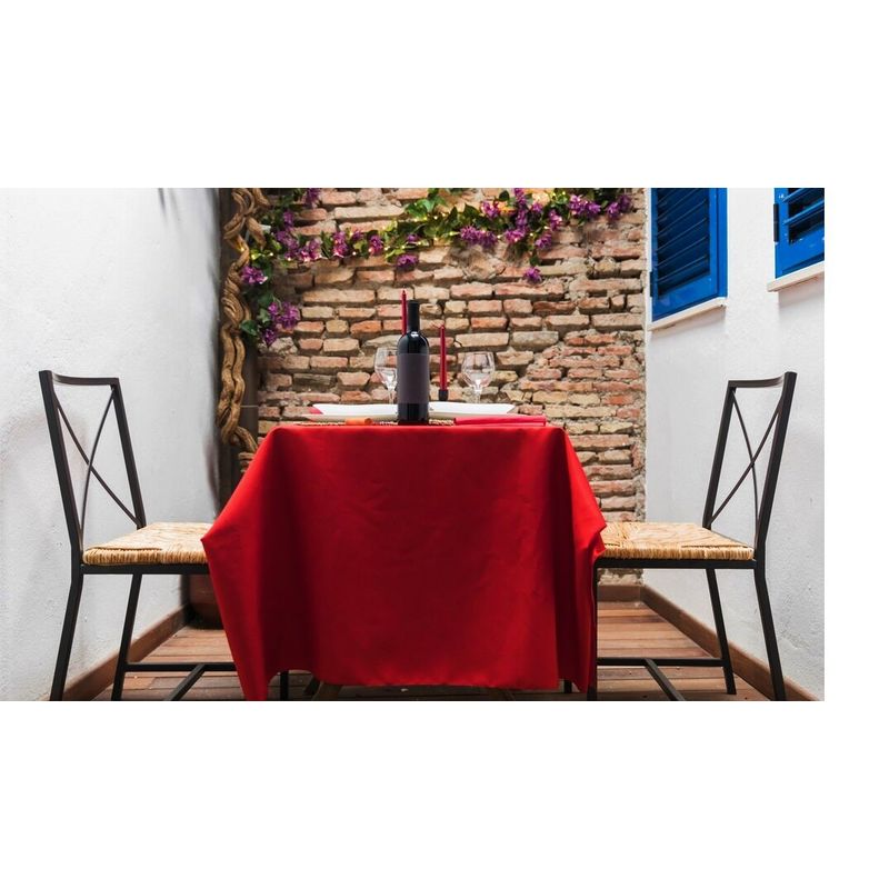 Casa si Gradina - Textile si covoare - Textile bucatarie - Fete de masa - Fata de masa Kotonia Home - 150x240 cm, Damasc Saten DeLux, 100% bumbac, rosu - Infinity.ro