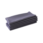 Casa si Gradina - Textile si covoare - Textile bucatarie - Servete si naproane - Set 10 Servete de masa Kotonia Home - 45x45 cm, Damasc Saten DeLux, 100% bumbac, Gri taupe - Infinity.ro
