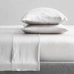 Casa si Gradina - Textile si covoare - Lenjerii de pat - Cearceafuri de pat - Cearsaf de pat Kotonia Home Hotel 100% bumbac Percale, Alb, 150x240 cm - Infinity.ro