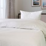 Casa si Gradina - Textile si covoare - Lenjerii de pat - Cearceafuri de pat - Cearsaf de pat Kotonia Home Hotel Ranforce Creponat, 100% bumbac, Alb, 200x240 cm - Infinity.ro