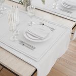 Casa si Gradina - Textile si covoare - Textile bucatarie - Servete si naproane - Napron Kotonia Home uni – 45×145 cm, 100% bumbac , creton alb - Infinity.ro