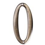 Casa si Gradina - Decoratiuni - Obiecte decorative - Accesorii decorative - Cifra Metalica " 0 " 100 mm x 50 mm Evotools - Infinity.ro
