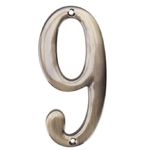 Casa si Gradina - Decoratiuni - Obiecte decorative - Accesorii decorative - Cifra Metalica " 9 " 100 mm x 50 mm Evotools - Infinity.ro