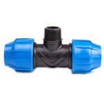 Casa si Gradina - Sanitare - Instalatii hidro - Fitinguri - Teu compresiune PEHD PN16 32 x 1" FE - Infinity.ro