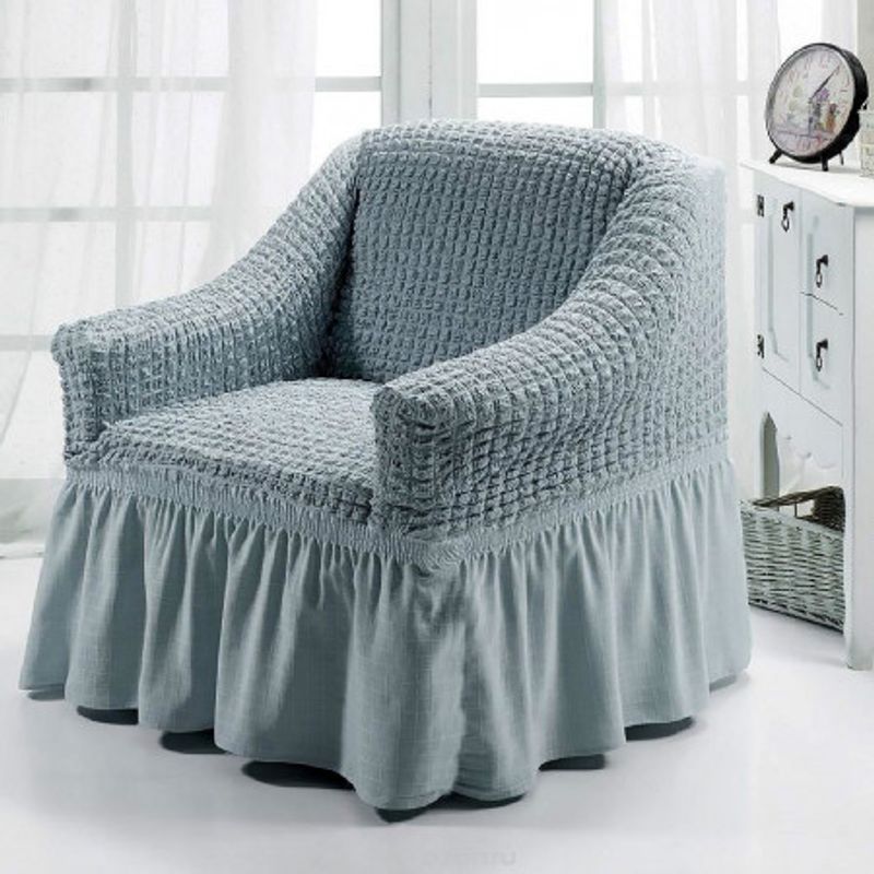 Casa si Gradina - Textile si covoare - Huse pentru mobilier - Set 2 huse elegante pentru fotolii, elastice si creponate - Infinity.ro