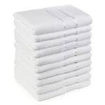 Casa si Gradina - Textile si covoare - Textile baie - Prosoape - Set 10 prosoape 100% de bumbac Pakistanez, 50x90 cm, cod P104 - Infinity.ro