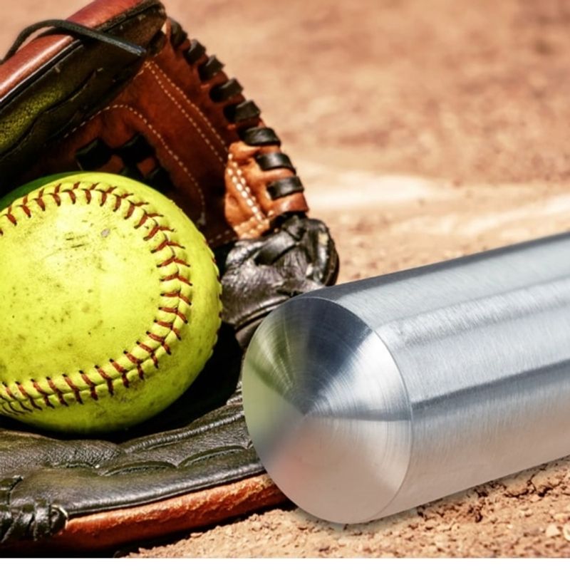 Sport si Outdoor - Sporturi de echipa - Alte sporturi de echipa - Baseball - Bata de baseball IdeallStore®, aluminiu, 80 cm, argintiu - Infinity.ro