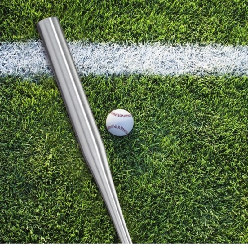 Sport si Outdoor - Sporturi de echipa - Alte sporturi de echipa - Baseball - Bata de baseball IdeallStore®, aluminiu, 80 cm, argintiu - Infinity.ro